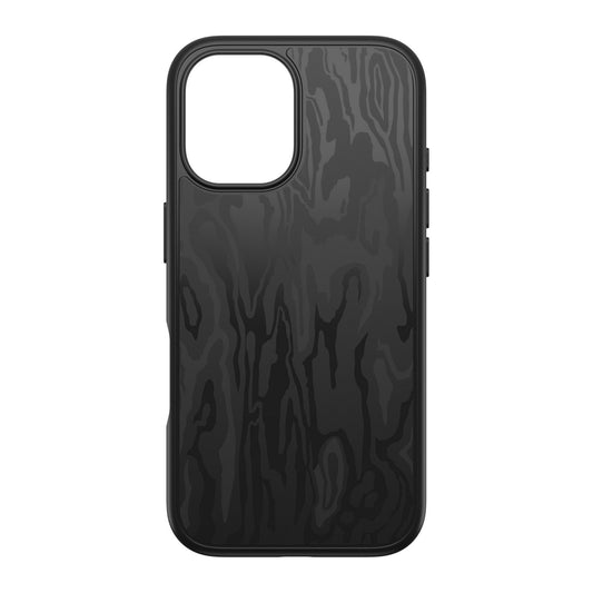 iPhone 16 Otterbox Symmetry Graphics w/ MagSafe Series Case - Black - Spruce Bark - 15-13078