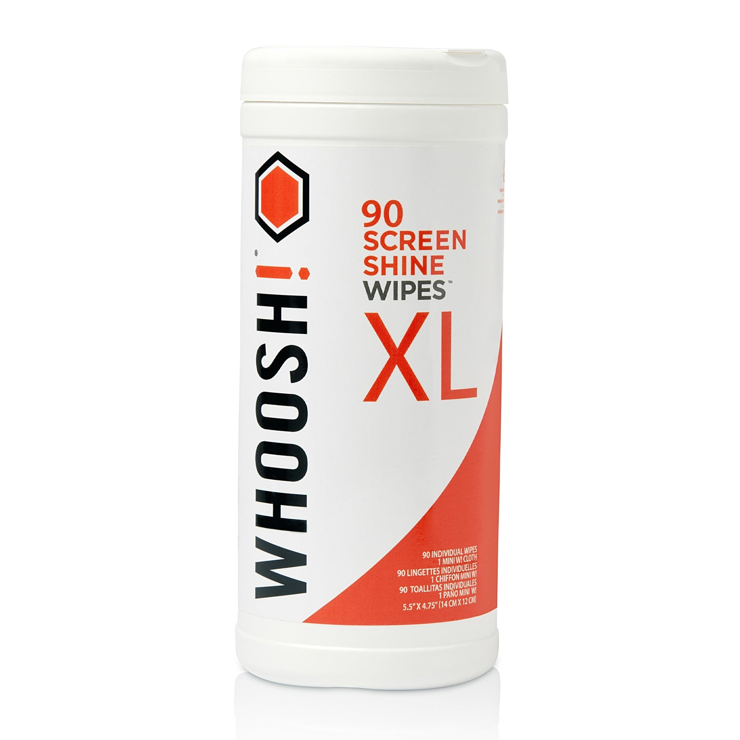 WHOOSH! Screen Shine Wipes XL (90) In Canister - 15-13162