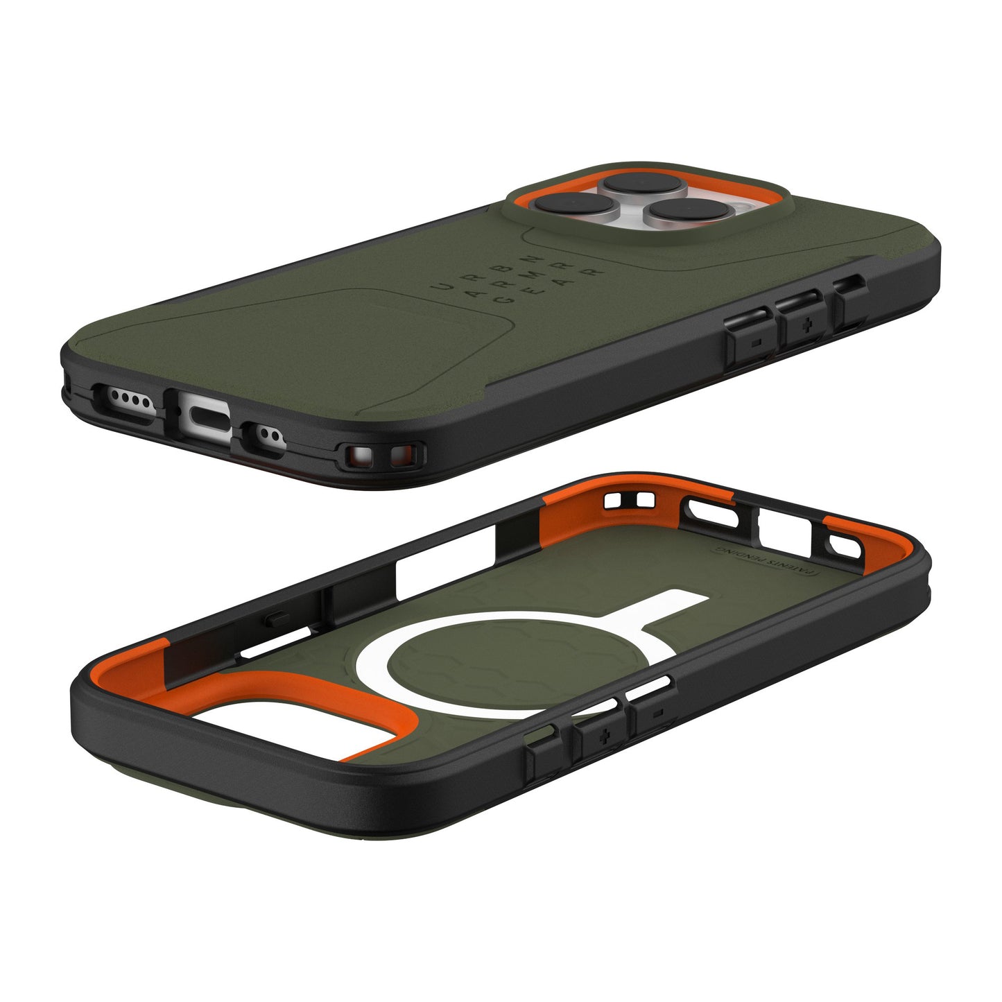 iPhone 16 Pro UAG Civilian MagSafe Case - Olive Drab - 15-13192
