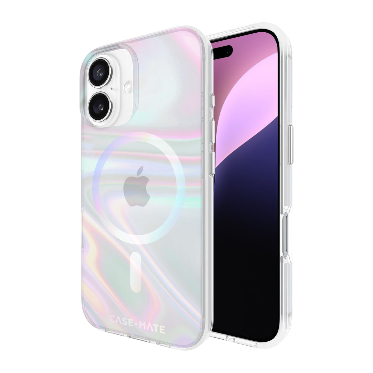 iPhone 16 Case-Mate Soap Bubble MagSafe Case - Iridescent - 15-13234
