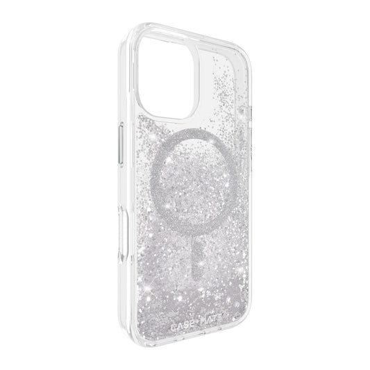 iPhone 16 Case-Mate Waterfall MagSafe Case - Silver - 15-13240