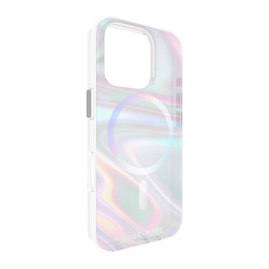 iPhone 16 Pro Case-Mate Soap Bubble MagSafe Case - Iridescent - 15-13257