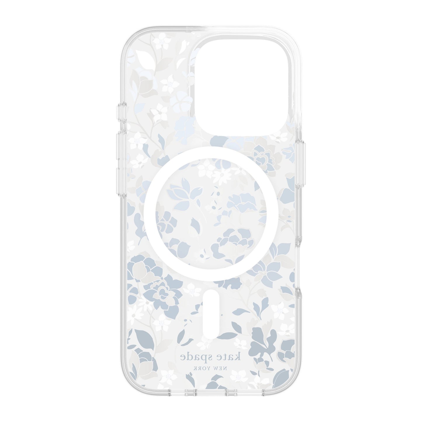 iPhone 16 Pro Kate Spade Protective Prints MagSafe Case - Flowerbed Blue - 15-13262