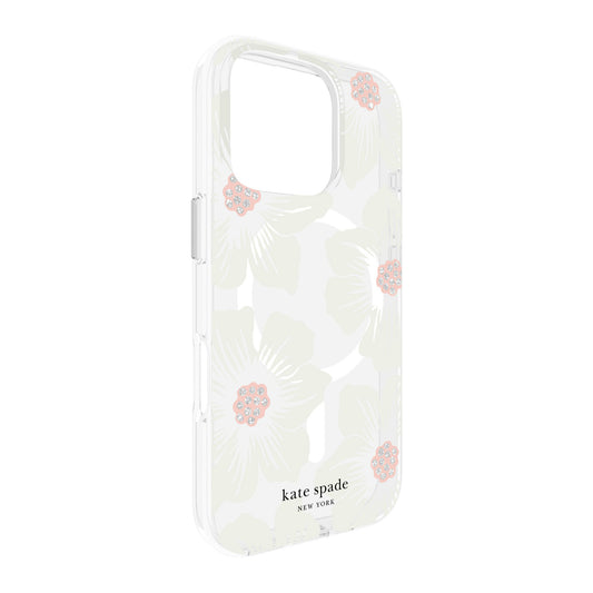 iPhone 16 Pro Kate Spade Protective Prints MagSafe Case - Hollyhock Floral - 15-13265