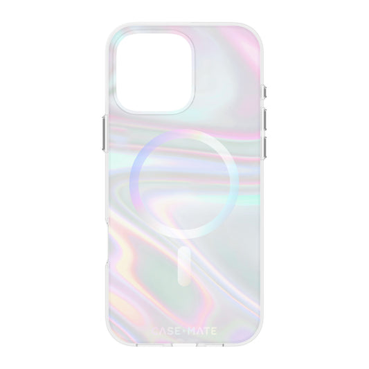 iPhone 16 Pro Max Case-Mate Soap Bubble MagSafe Case - Iridescent - 15-13268