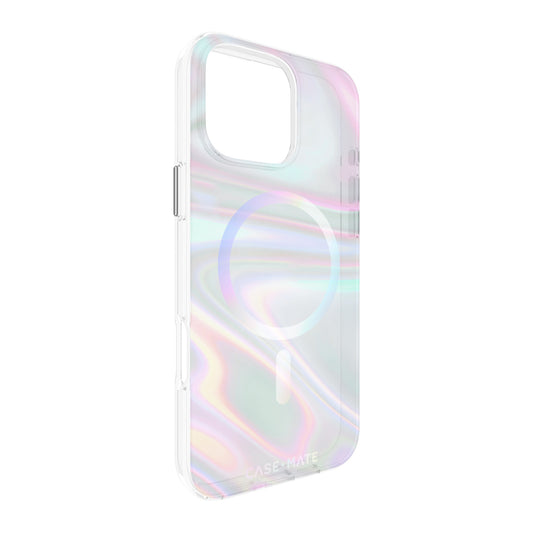 iPhone 16 Pro Max Case-Mate Soap Bubble MagSafe Case - Iridescent - 15-13268