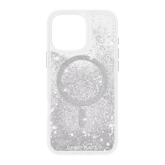 iPhone 16 Pro Max Case-Mate Waterfall MagSafe Case - Silver - 15-13274