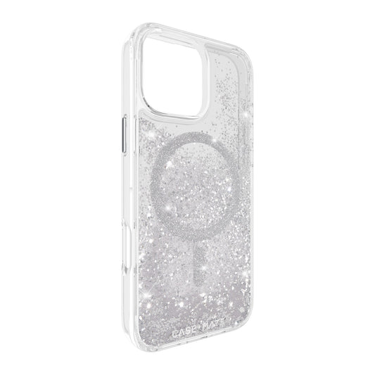 iPhone 16 Pro Max Case-Mate Waterfall MagSafe Case - Silver - 15-13274