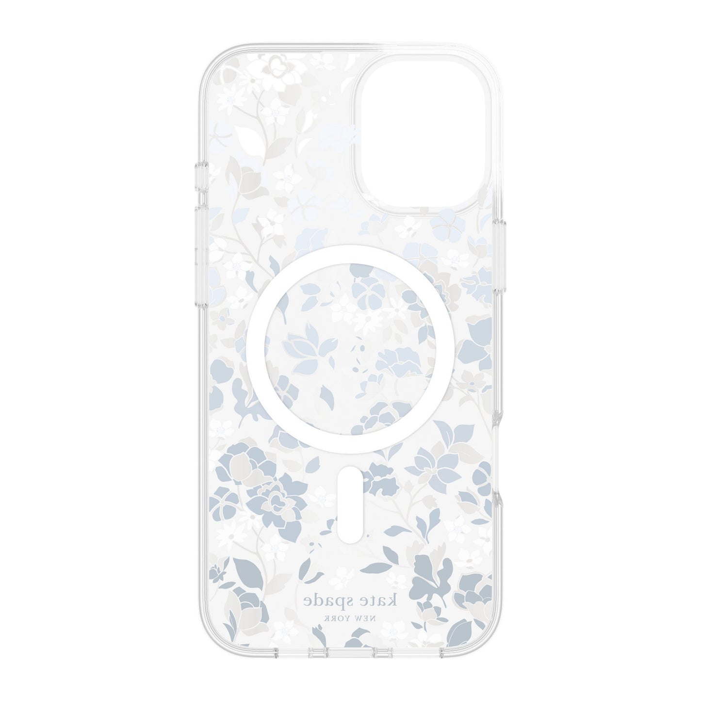 iPhone 16 Pro Max Kate Spade Protective Prints MagSafe Case - Flowerbed Blue - 15-13275