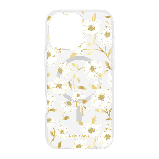 iPhone 16 Pro Max Kate Spade Protective Prints MagSafe Case - Sunshine Floral - 15-13277