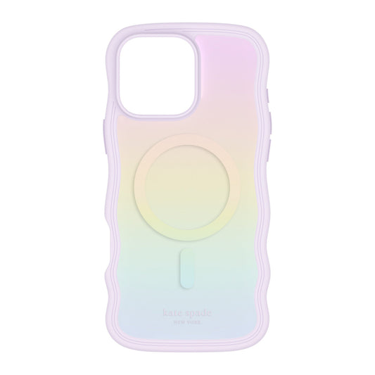 iPhone 16 Pro Max Kate Spade Wavy MagSafe Case - Opal Iridescent - 15-13281