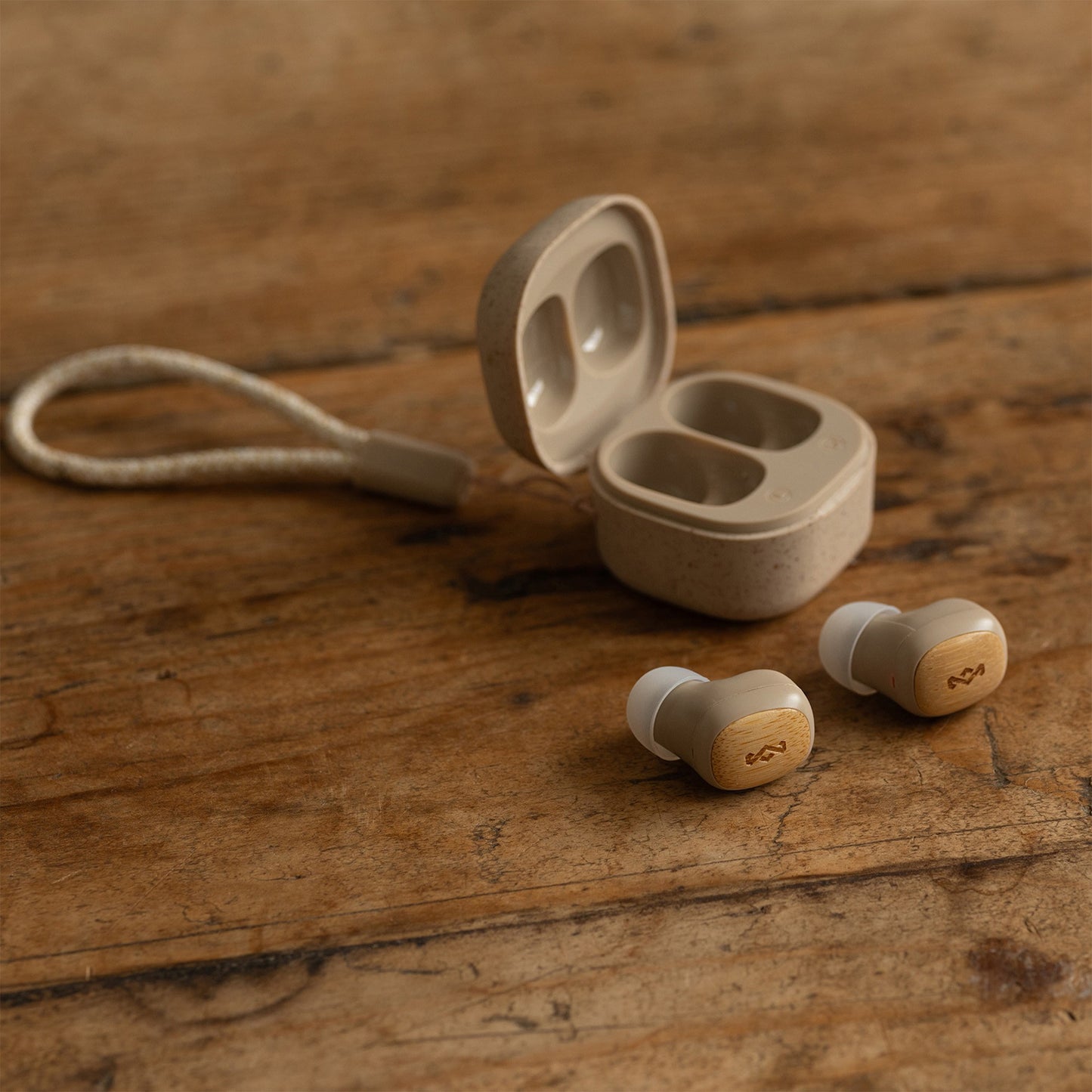 House of Marley Smile Jamaica True Wireless TWS Earbuds - Cream - 15-13289