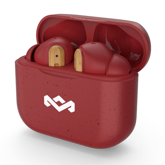 House of Marley Little Bird True Wireless TWS Earbuds - Red - 15-13292