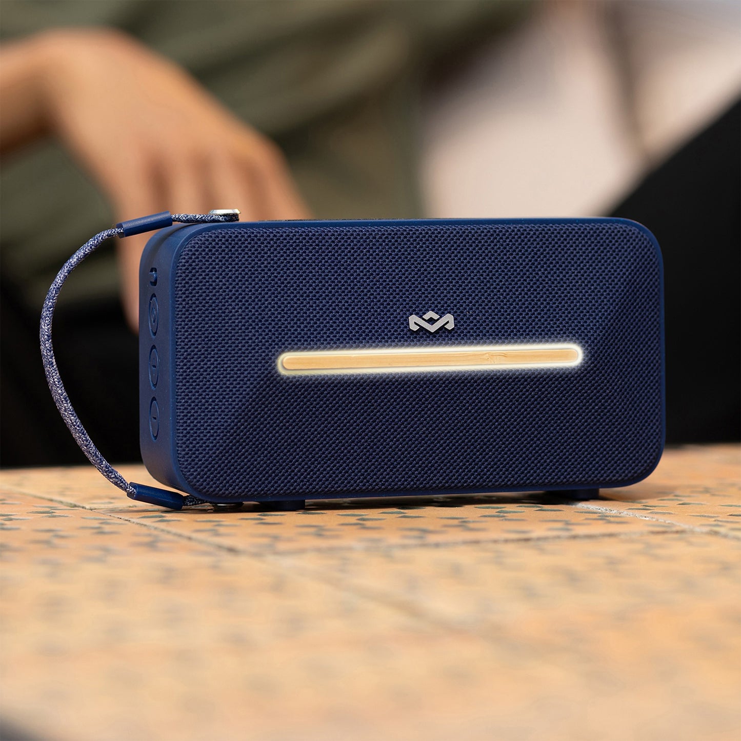 House of Marley Rise Up Solar Bluetooth Speaker - Blue - 15-13307