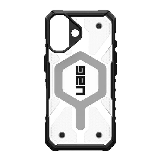 iPhone 16 UAG Pathfinder Clear MagSafe Case - Ice - 15-13321