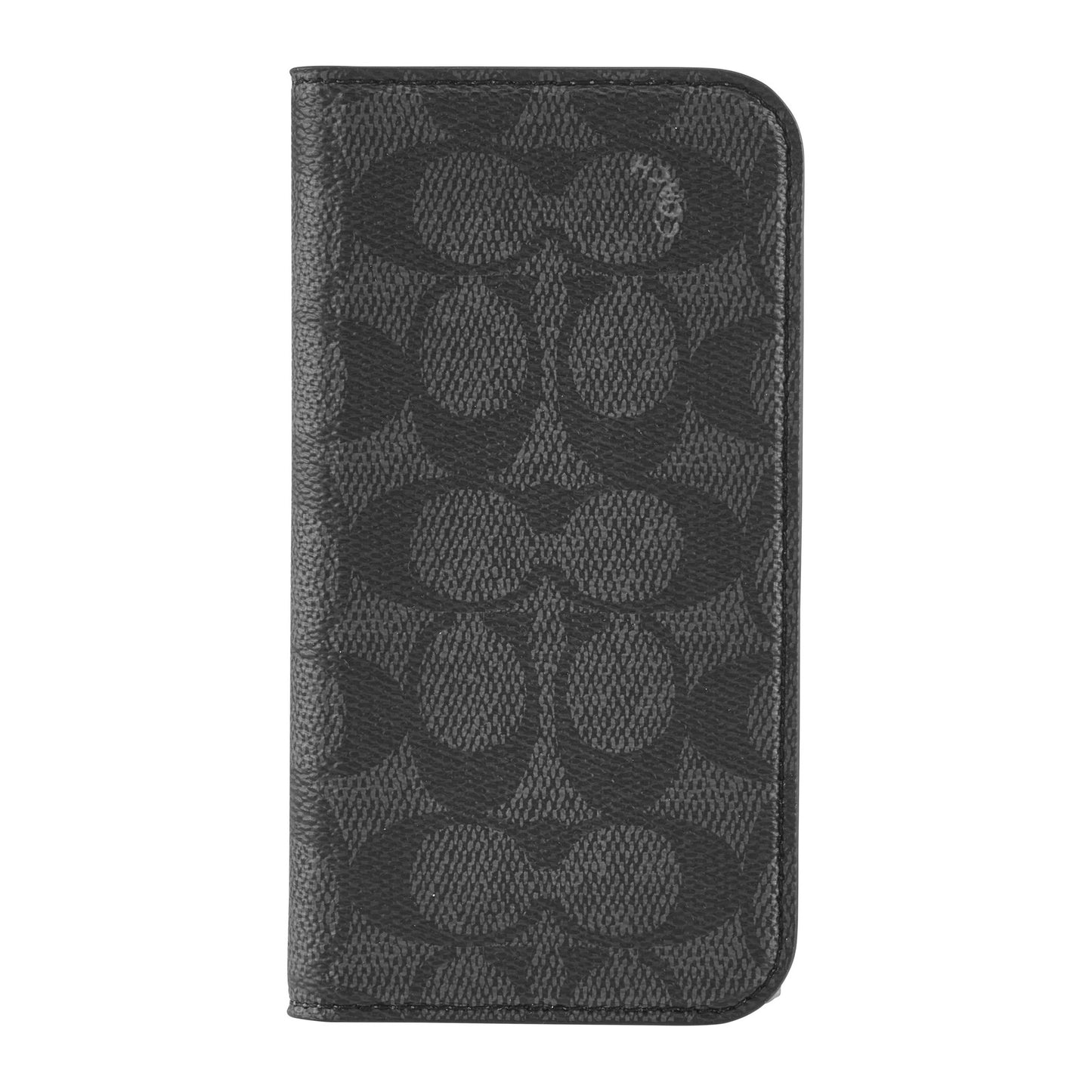 iPhone 16 Coach Folio Signature C Case - Charcoal - 15-13359