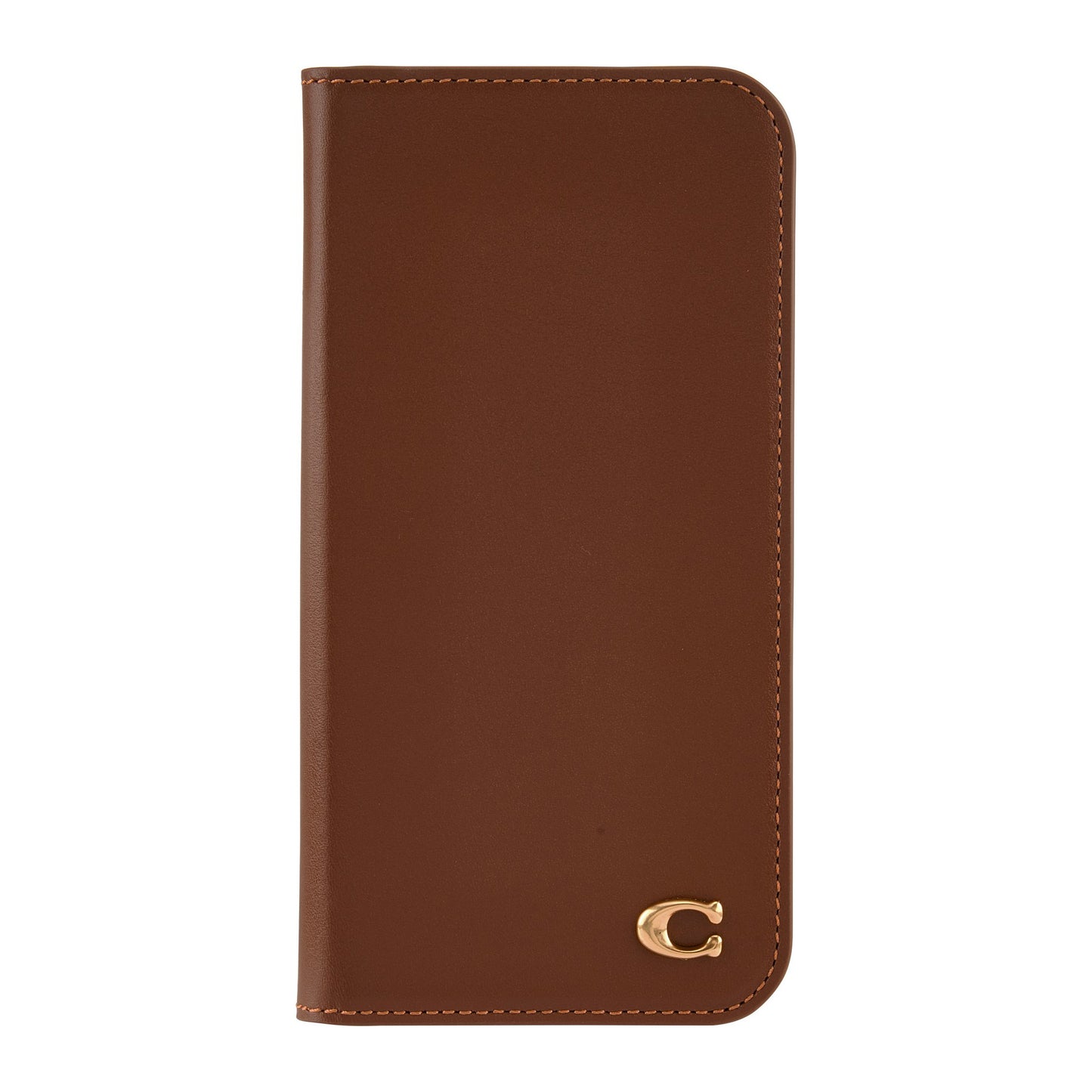 iPhone 16 Coach Leather Folio Case - Hazelnut - 15-13360