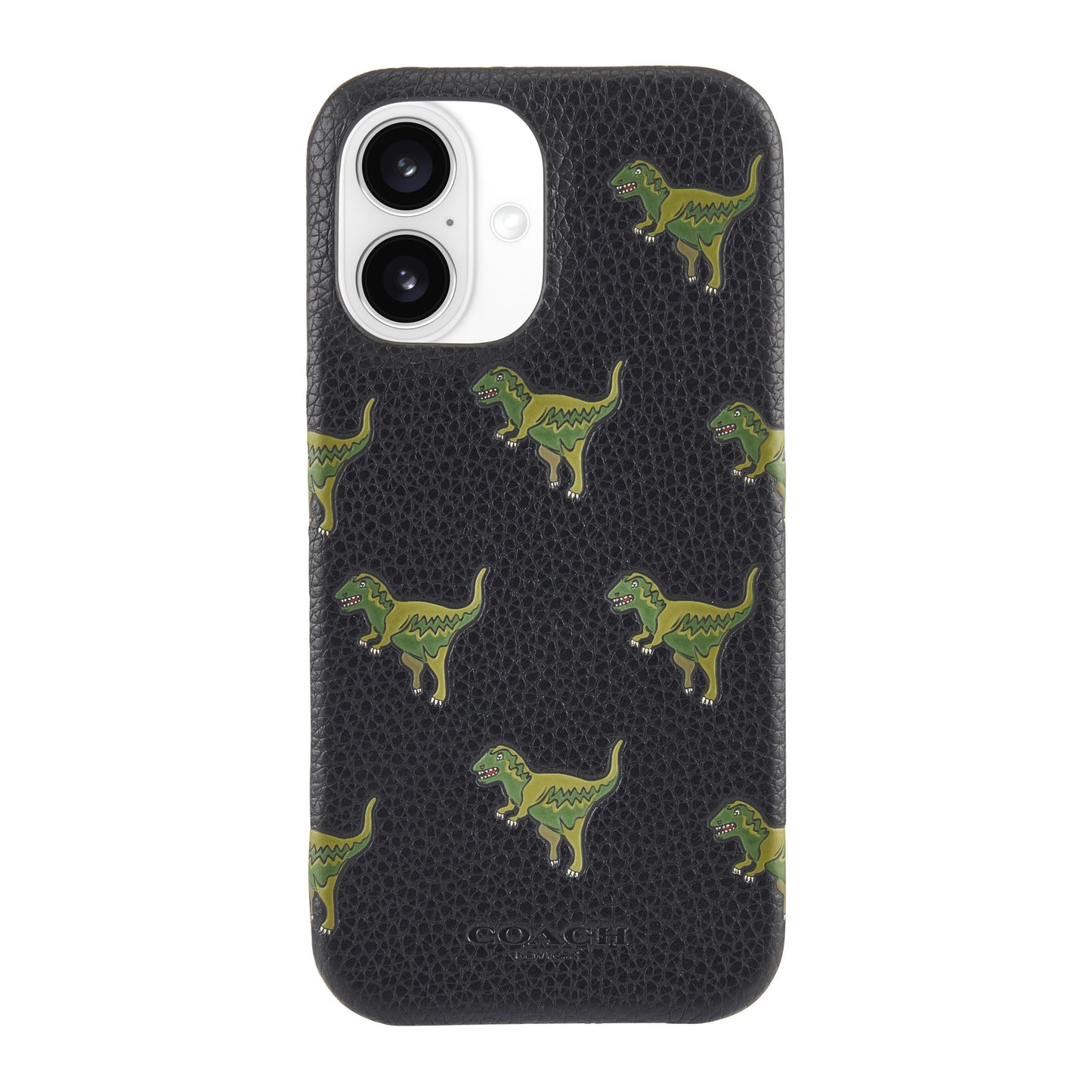 iPhone 16 Coach Leather Slim Wrap Case - Repeat Rexy - 15-13363
