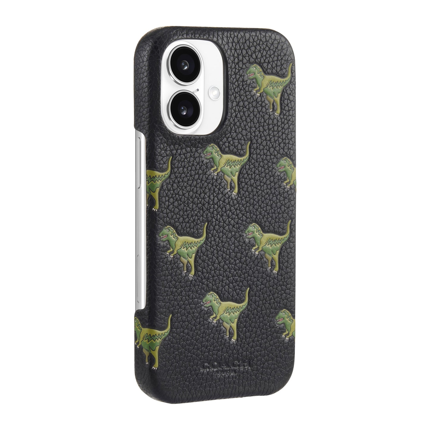 iPhone 16 Coach Leather Slim Wrap Case - Repeat Rexy - 15-13363