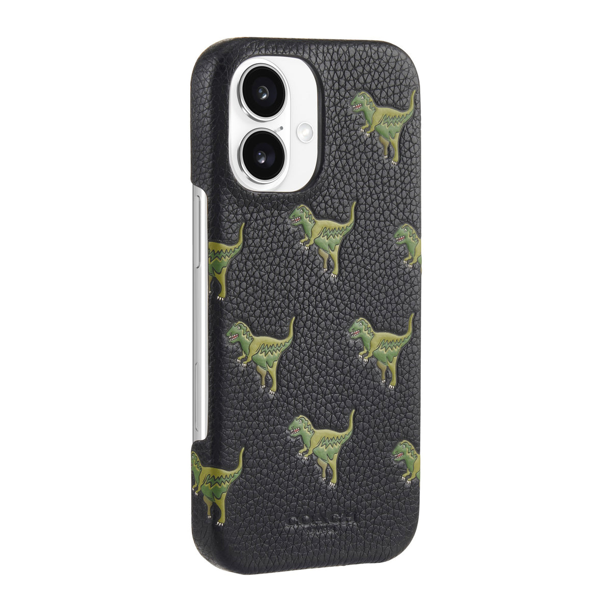iPhone 16 Coach Leather Slim Wrap Case - Repeat Rexy - 15-13363