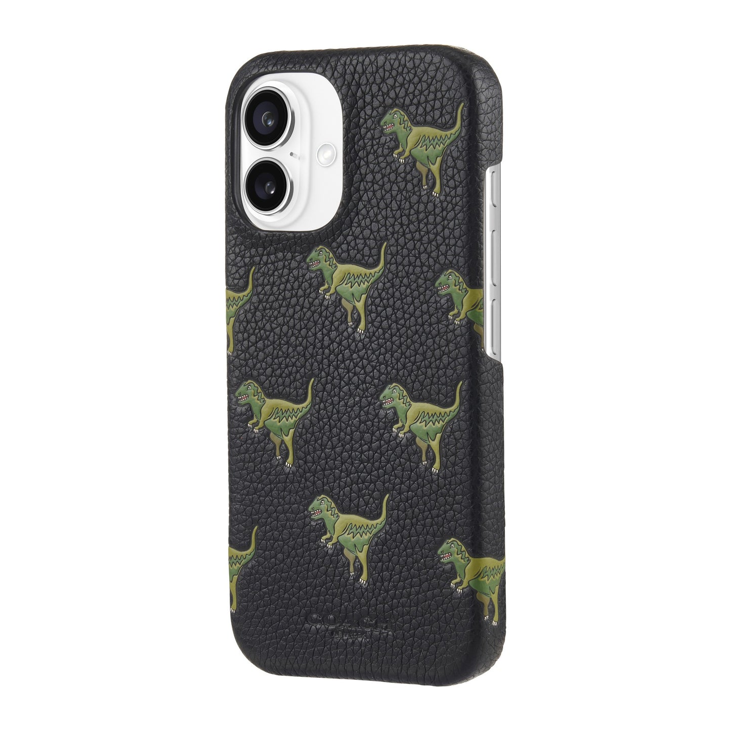 iPhone 16 Coach Leather Slim Wrap Case - Repeat Rexy - 15-13363