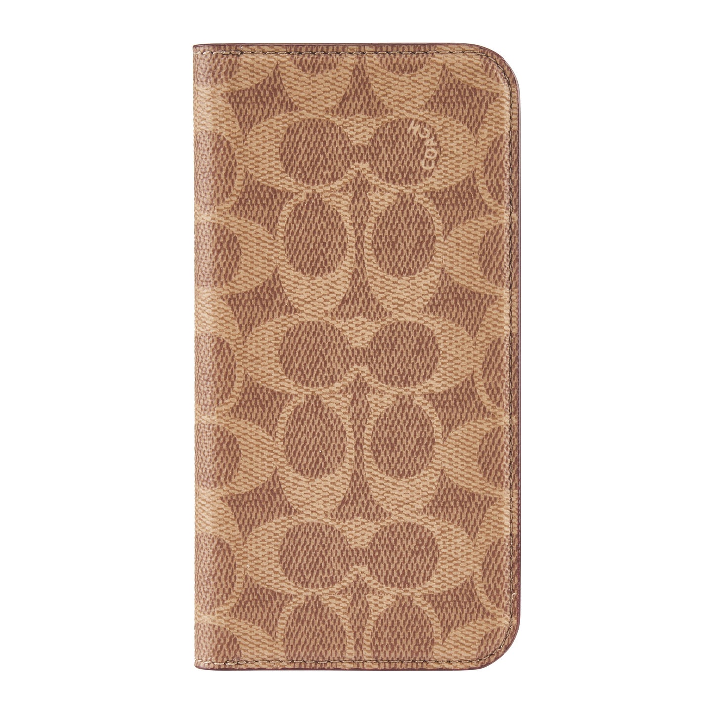 iPhone 16 Pro Max Coach Folio Signature C Case - Tan - 15-13372