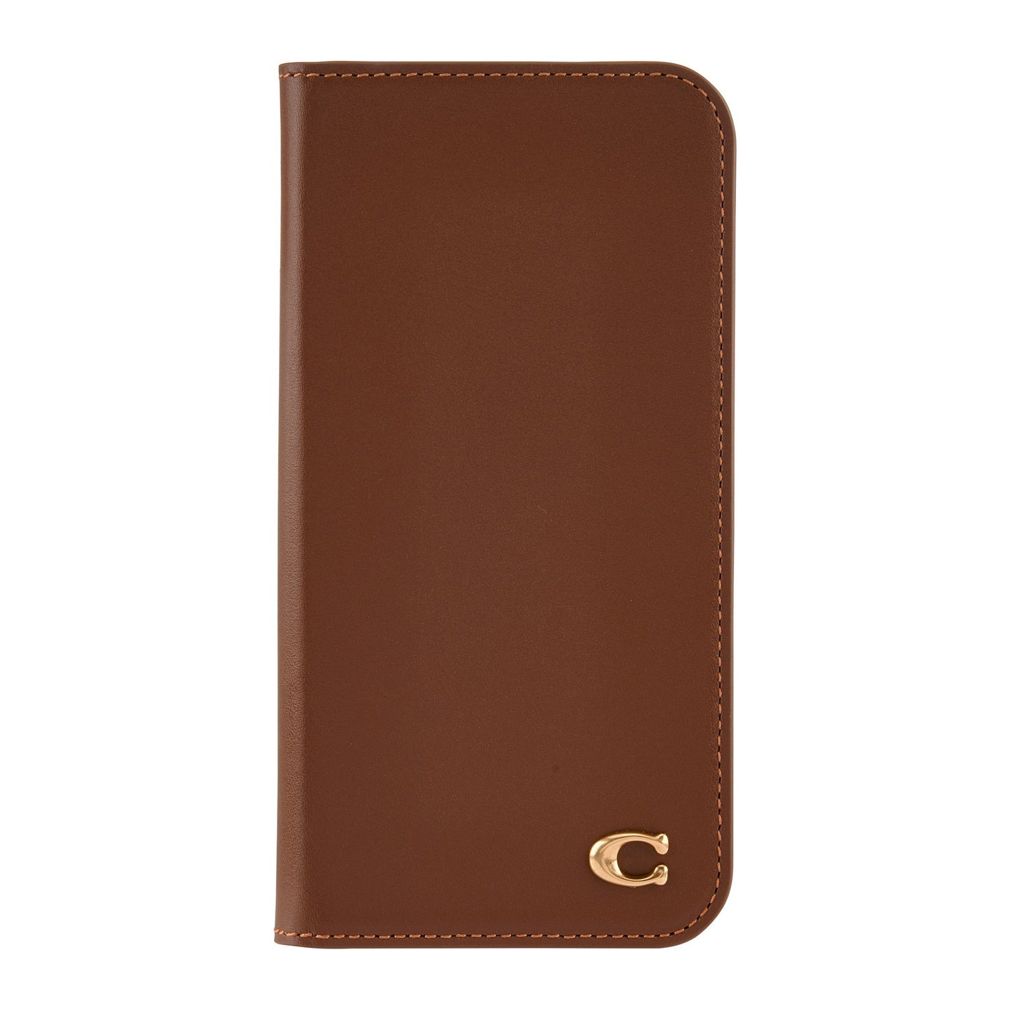 iPhone 16 Pro Max Coach Leather Folio Case - Hazelnut - 15-13374