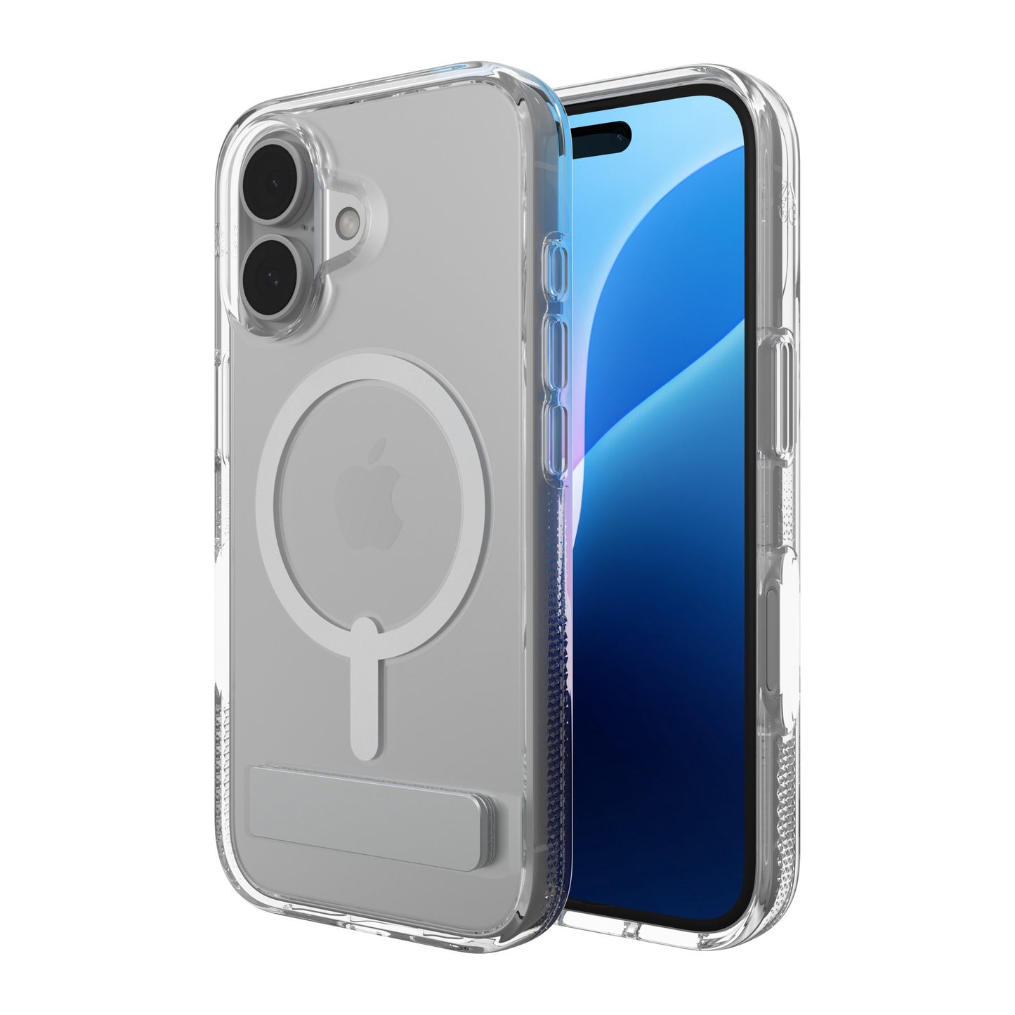 iPhone 16 ZAGG Graphene Crystal Palace Snap Kickstand Case - Clear - 15-13380