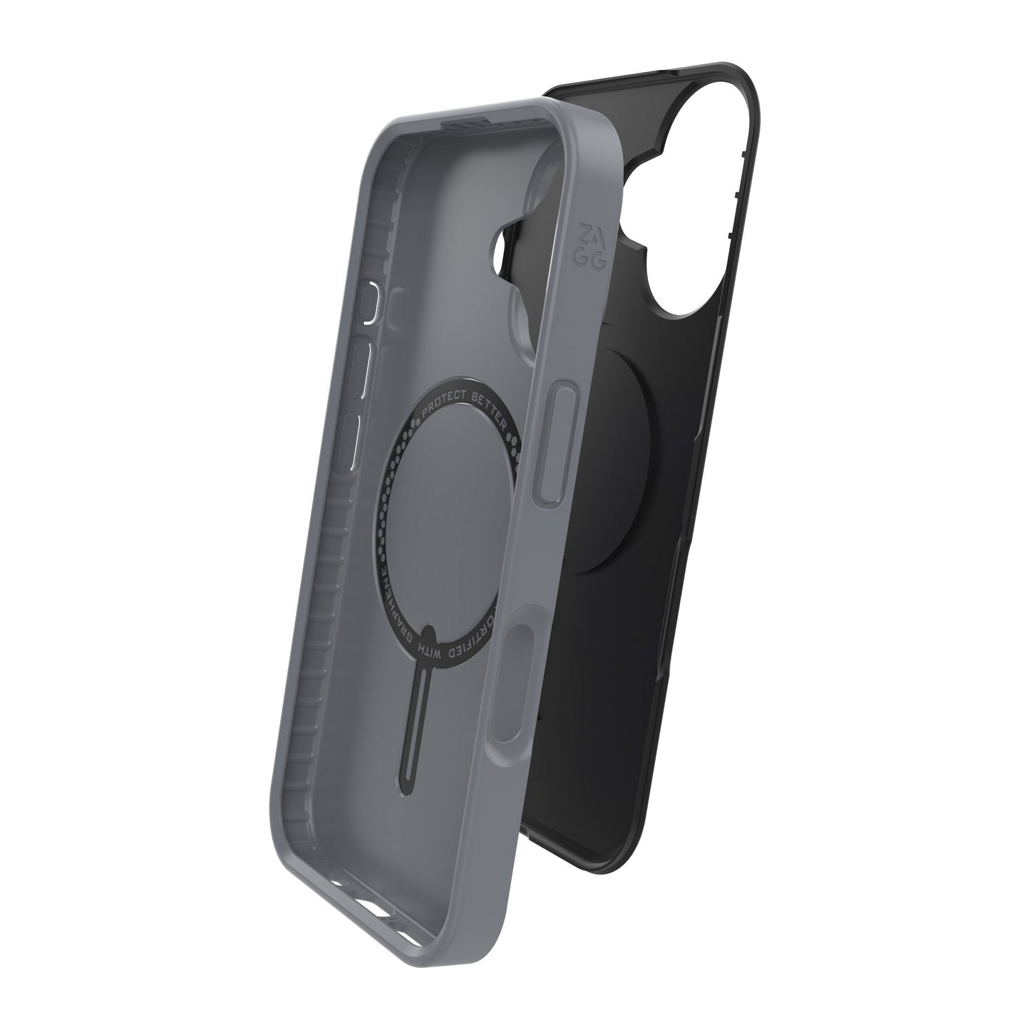 iPhone 16 ZAGG Graphene SoHo Snap Case - Black - 15-13398