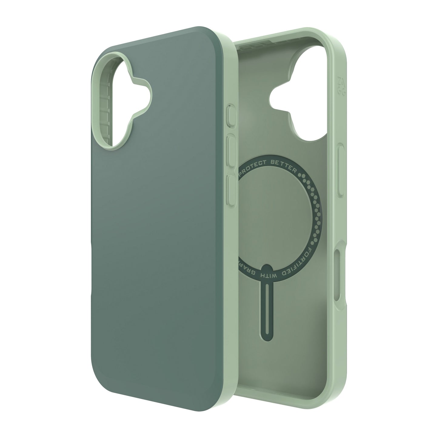 iPhone 16 ZAGG Graphene SoHo Snap Case - Green - 15-13400