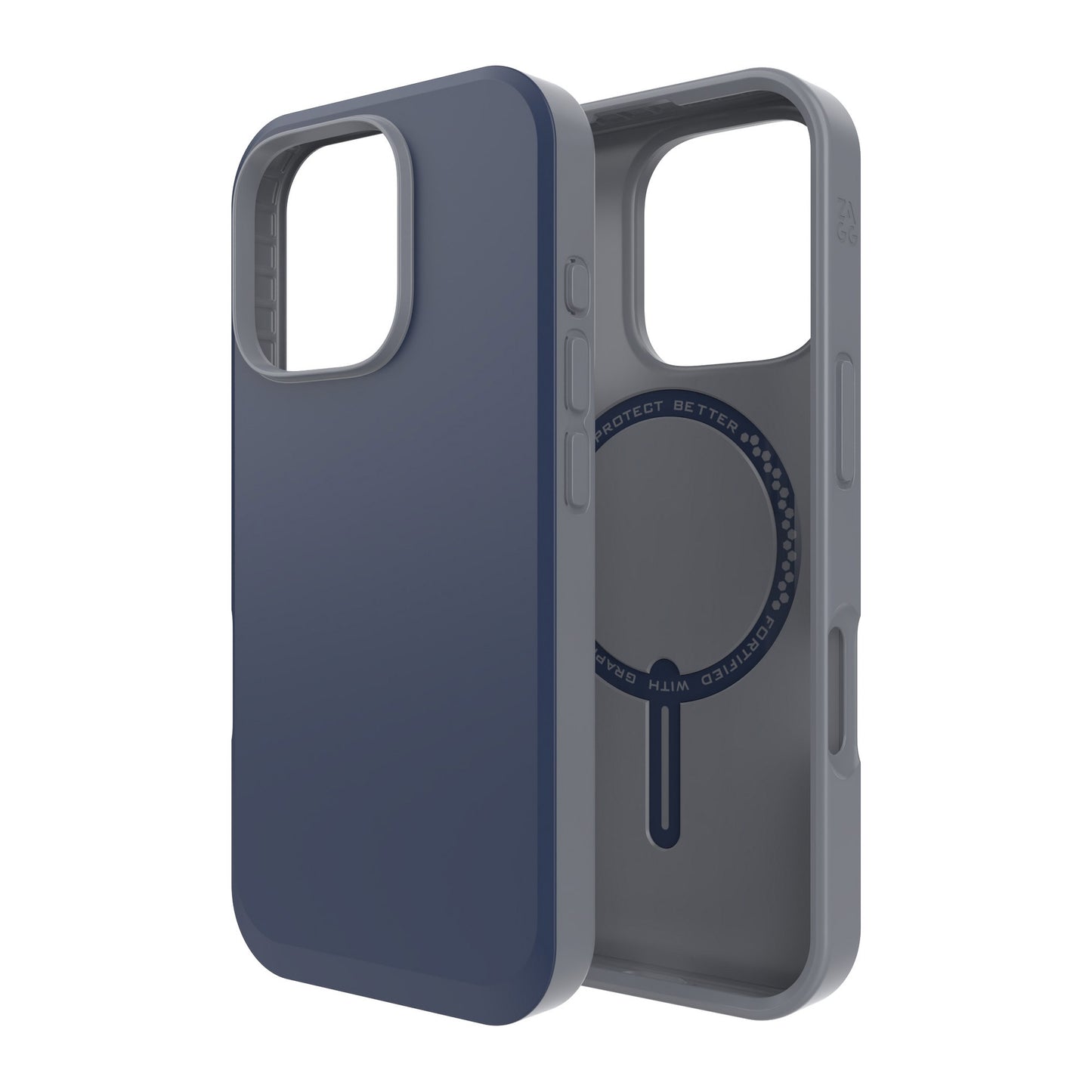 iPhone 16 Pro ZAGG Graphene SoHo Snap Case - Navy Grey - 15-13435