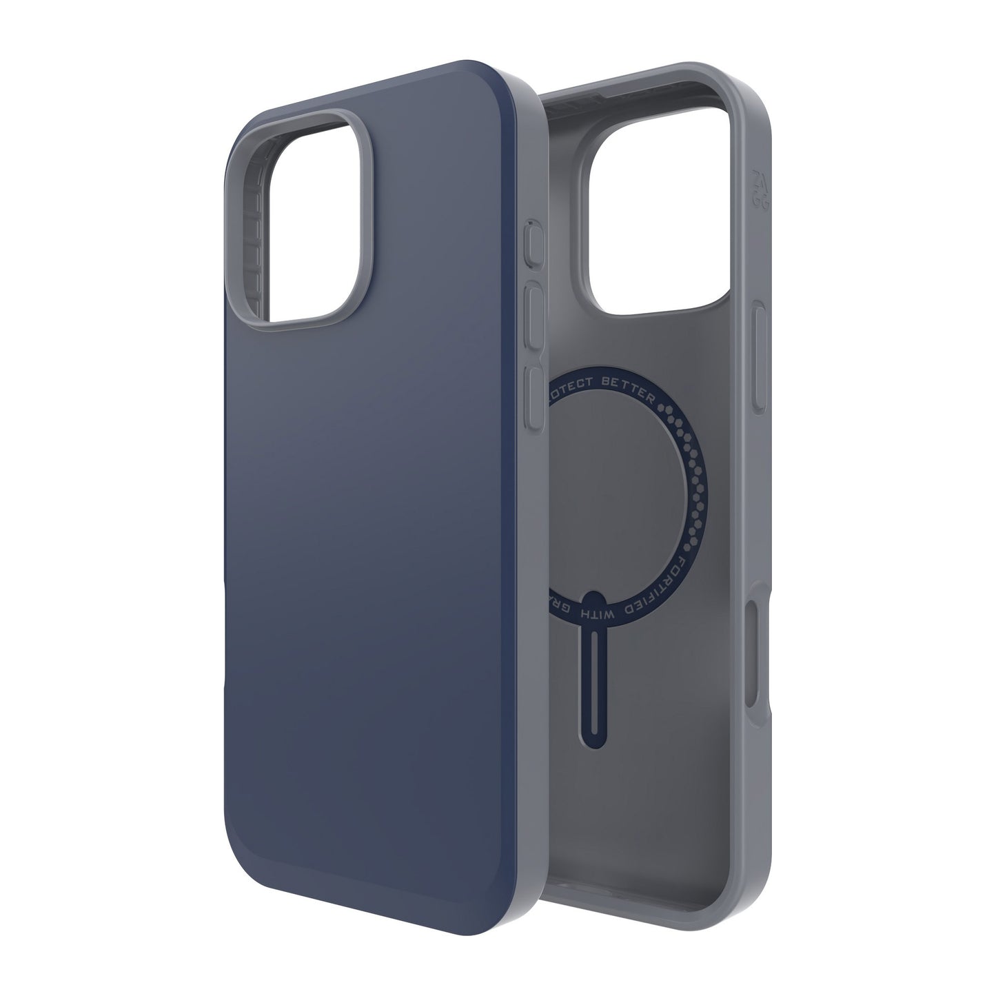 iPhone 16 Pro Max ZAGG Graphene SoHo Snap Case - Navy Grey - 15-13455