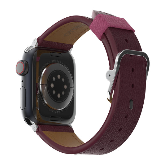 Apple Watch 38/40/41mm Otterbox Symmetry Cactus Leather Watch Band - Red - Maroon Bells - 15-13499