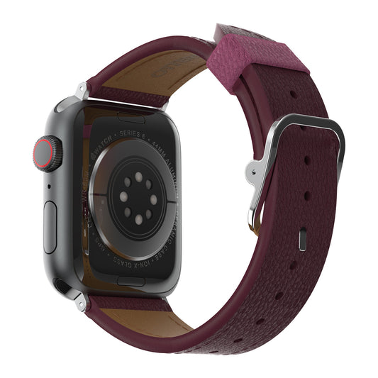 Apple Watch 42/44/45mm Otterbox Symmetry Cactus Leather Watch Band - Red - Maroon Bells - 15-13501