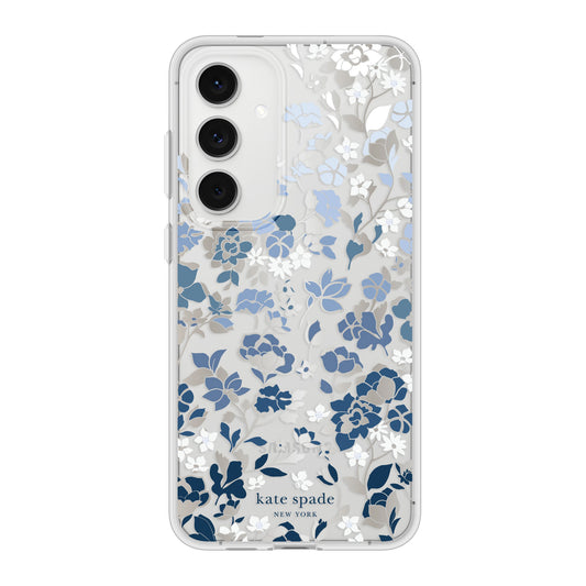 Samsung Galaxy S24 FE Kate Spade Protective Prints Case - Flowerbed Blue - 15-13606