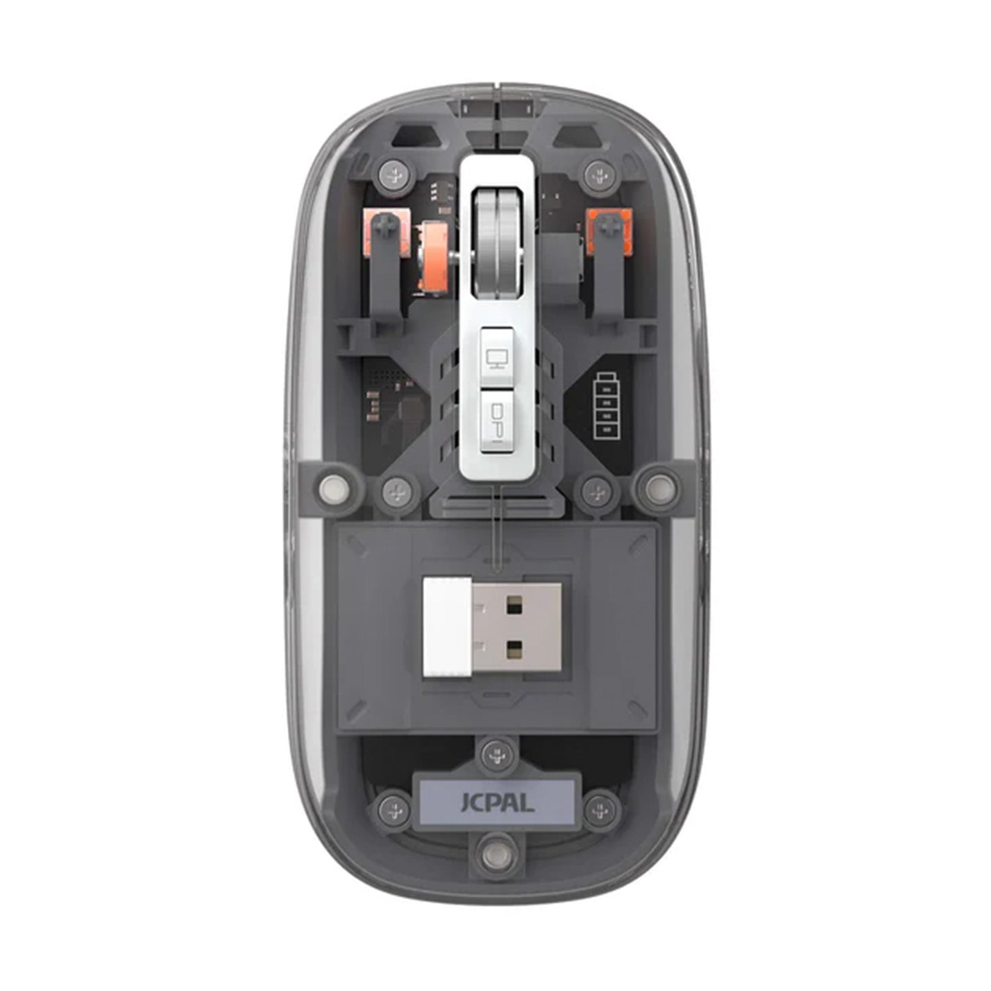 JCPal Ctrl Pro Wireless Optical Mouse - Grey - 15-13674