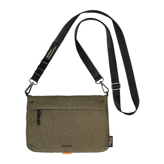 Universal MAGEASY 20mm Sacoche Utility Crossbody Bag Cordura + Strap - Green - 15-13677