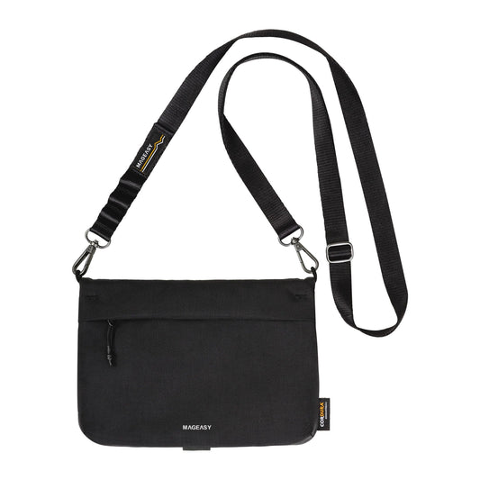 Universal MAGEASY 20mm Sacoche Utility Crossbody Bag Cordura + Strap - Black - 15-13678