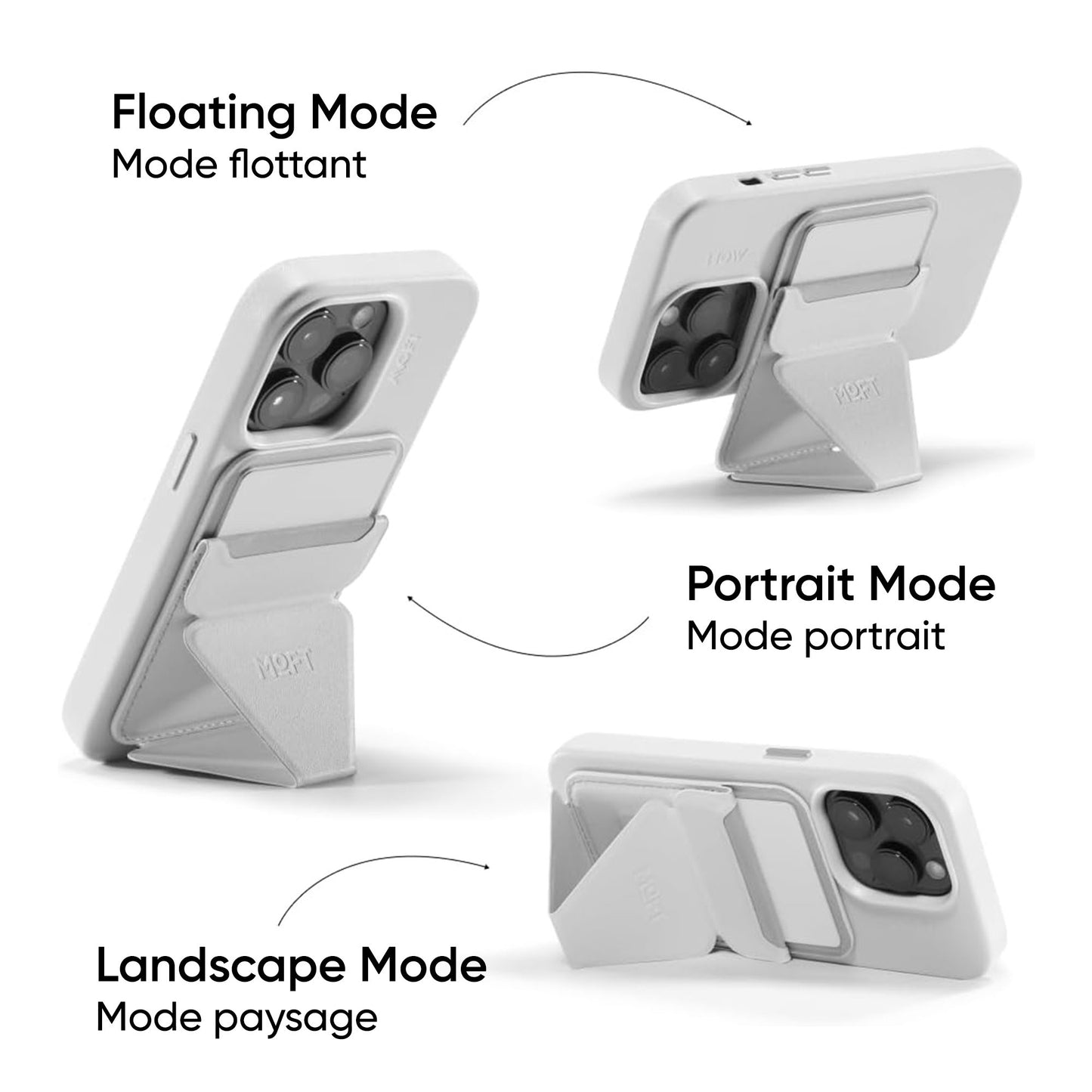 MOFT Snap-On Phone Stand + Wallet MagSafe - Misty Cove - 15-13694