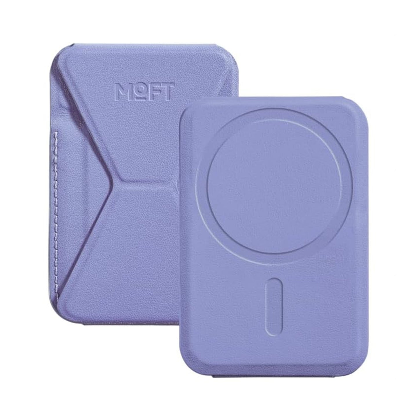 MOFT Snap-On Phone Stand + Wallet MagSafe - Lavender - 15-13697