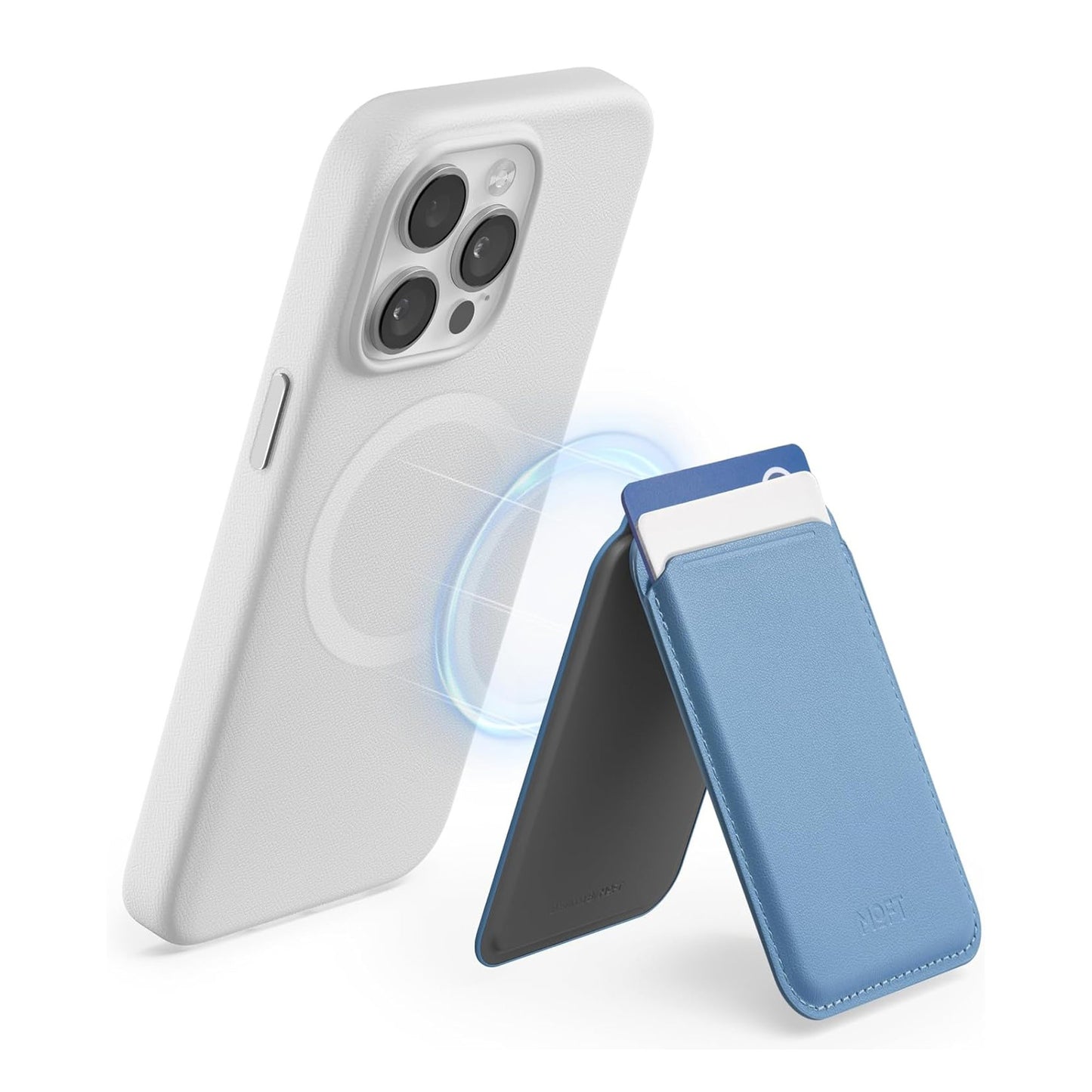 MOFT Flash Wallet + Stand MagSafe - Windy Blue - 15-13709