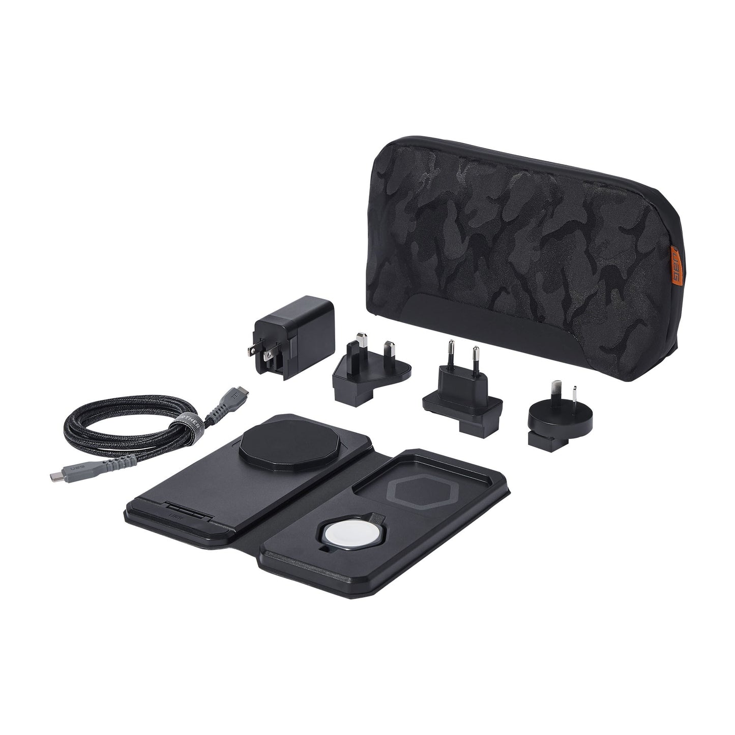 UAG 3in1 Wireless Desktop Travel Charger - Black - 15-13715