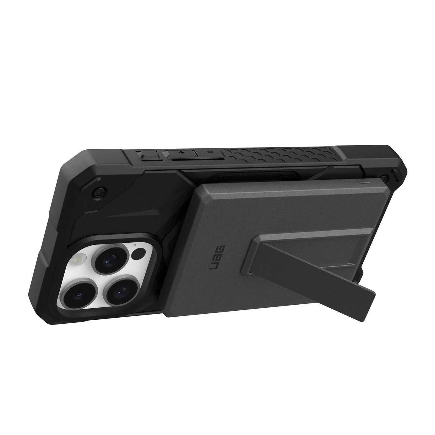 UAG 5,000 mAh Ultra Slim Wireless Power Bank + Stand - Black/Grey - 15-13716