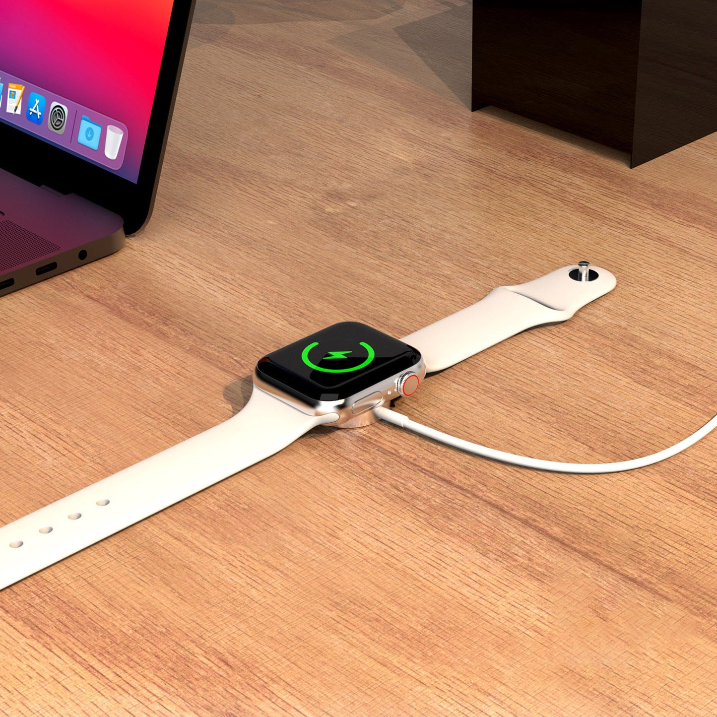 Naztech Magnetic Charger White USB-A Cable for Apple Watch - 15-13717