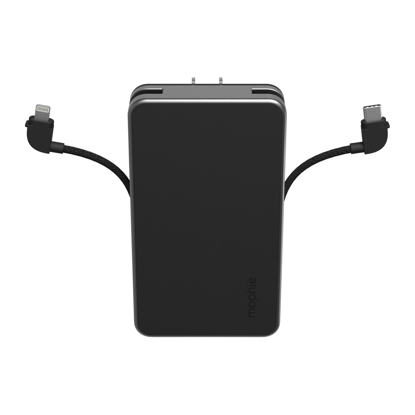 Mophie 10,000 mAh Powerstation Plus Ultra w/Cables + AC Plug - Black - 15-13730