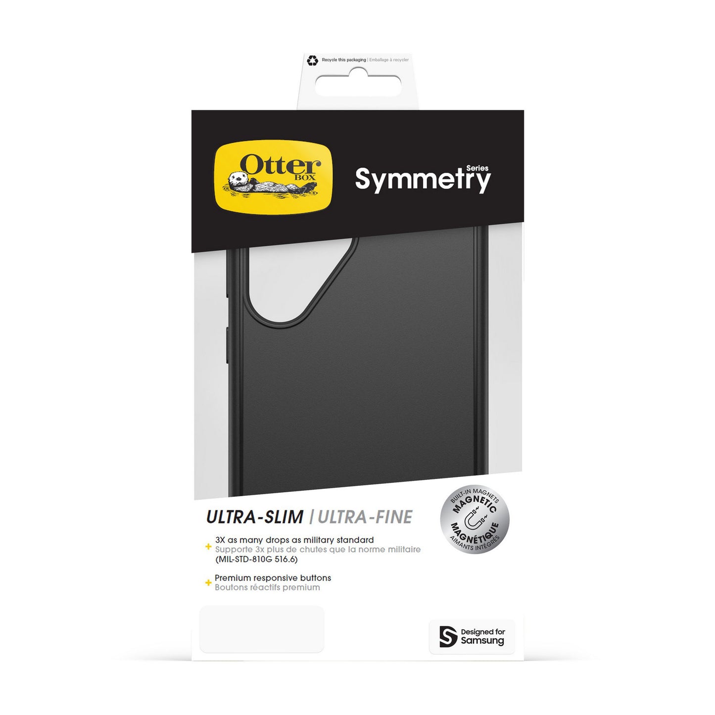 Samsung Galaxy S25 Ultra Otterbox Symmetry Series w/Magnets Case - Black - 15-13826