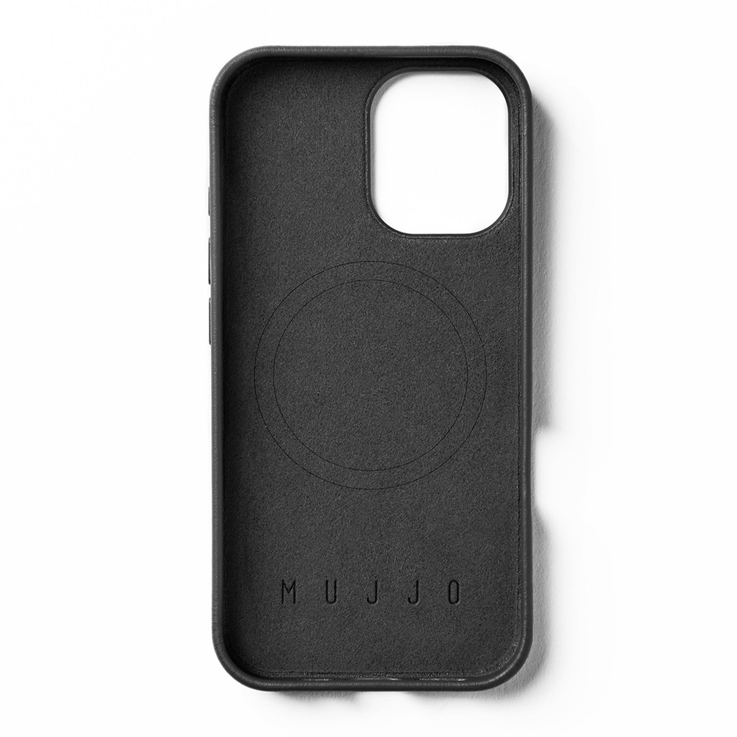 iPhone 16 Mujjo Full Leather w/MagSafe Case - Black - 15-13827