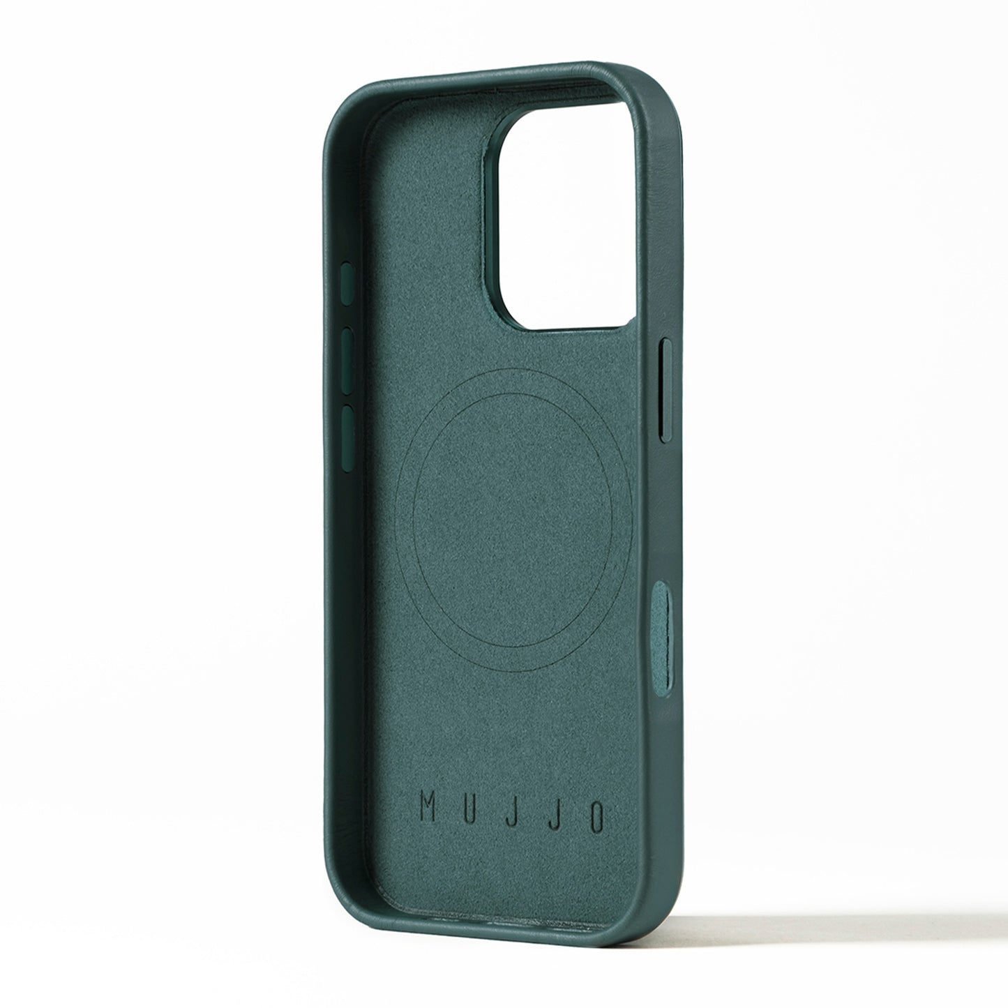 iPhone 16 Pro Mujjo Full Leather w/MagSafe Case - Livid Green - 15-13832