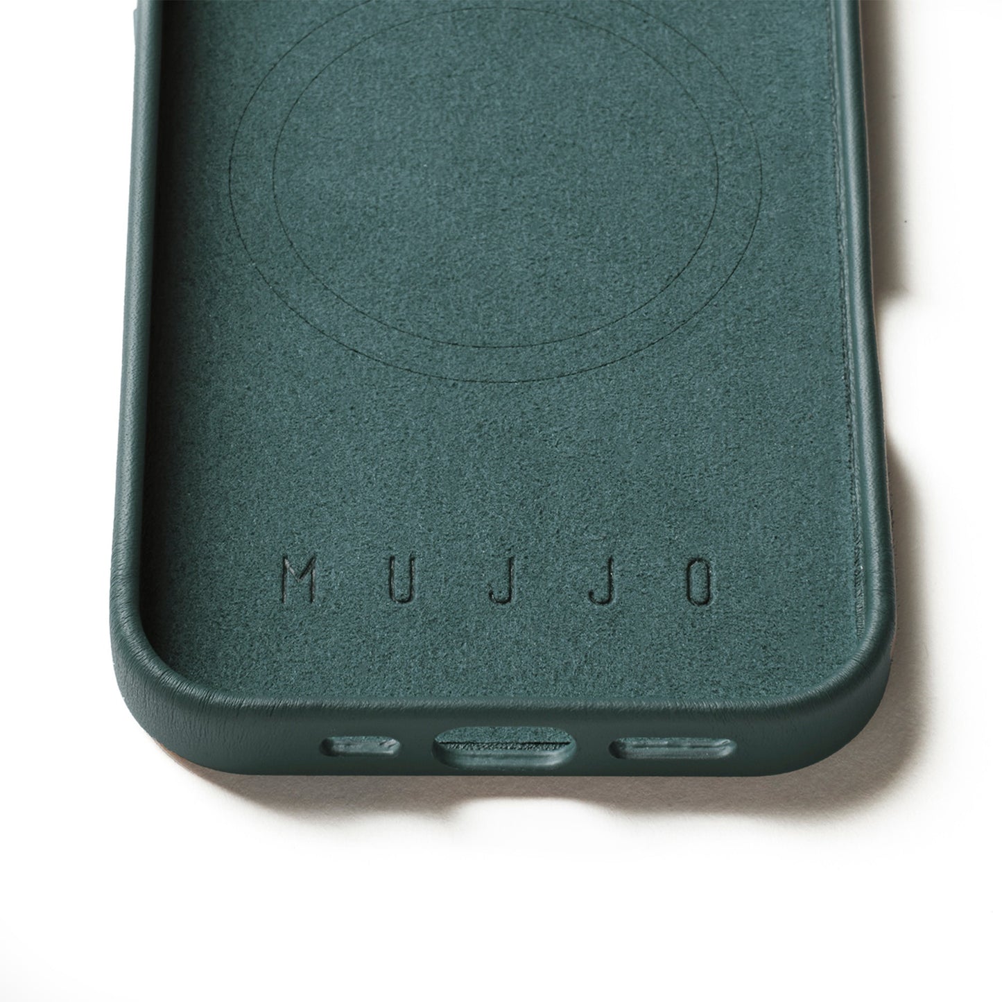 iPhone 16 Pro Mujjo Full Leather w/MagSafe Case - Livid Green - 15-13832