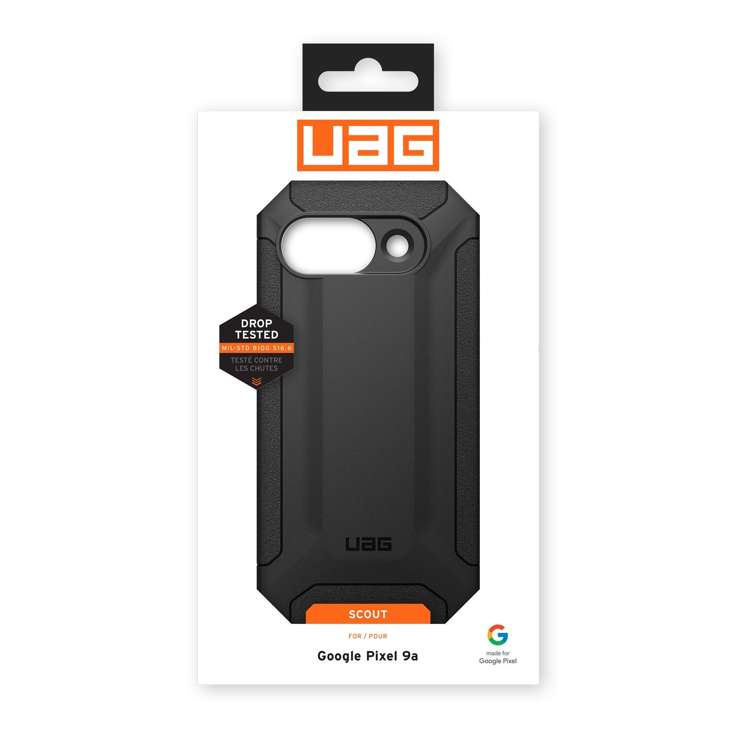 Google Pixel 9a UAG Scout Case - Black - 15-13882